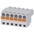 SIEMENS - Connettore per modulo di interfaccia, a 6 poli, morsetti a molla