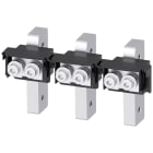 SIEMENS - Attacchi piatti posteriori 3 pz., attacchi verticali