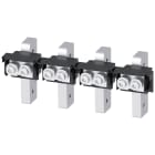 SIEMENS - Attacchi piatti posteriori 4 pz., attacchi verticali 3VA96040QE00