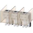 SIEMENS - Morsetto di collegamento per conduttore tondo TA6.3 4x 1/0 - 500 kcmil per 4 cavi, 3 pezzi 3VA97730JM43