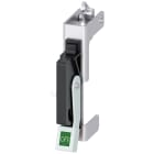 SIEMENS - Unità di comando con cavo Bowden, azionamento Max-Flex, operatore, nero=OFF, rosso=ON 3VA99770CH12