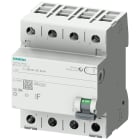 SIEMENS - Interruttore differenziale, a 4 poli, tipo F, In DC: 40 A, 30 mA, 6 mA, Un AC: 400 V