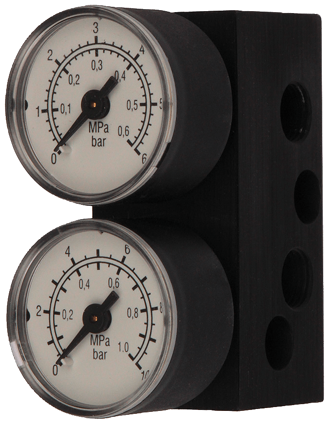 SIEMENS - Blocco manometro per elettropneumatico regolatore di posizione SIPART PS2, 6DR40**-1*, a semplice effetto facilmente retrofittabile 1 manometro per...