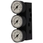 SIEMENS - Blocco manometro per elettropneumatico regolatore di posizione SIPART PS2 a doppio effetto, facilmente retrofittabile, 1 manometro per pressione di... 6DR40042M