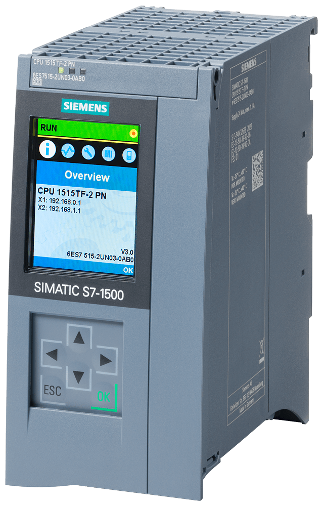 SIEMENS - CPU 1515TF-2 PN, 1.5MB PROGR, 4.5MB DATA