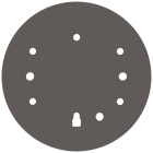 SIEMENS - Disco filtro polariz. SIMATIC MV500 per illuminatore ad anello da incasso MULTI