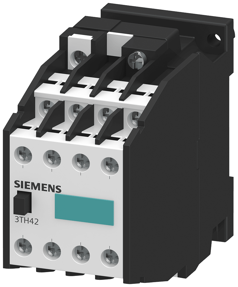 SIEMENS - contattore ausiliario, 62E, DIN EN 50011, 6 NO + 2 NC collegamento a spina piatta comando in AC AC 230V 50Hz, 277V 60Hz