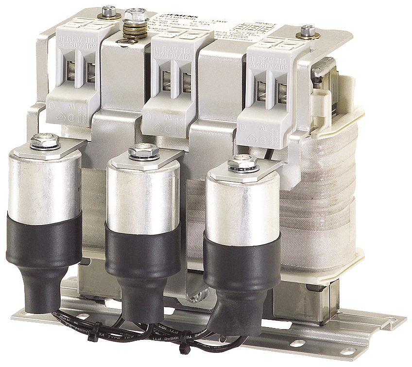 SIEMENS - Filtro sinusoidale; PN(kW): 7,5; Un(V):500; F(Hz):100; Ieff(A):17,5; LN(mH):3,2