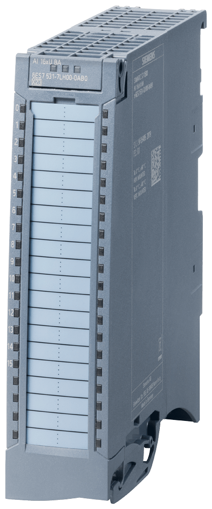 SIEMENS - SIPLUS S7-1500 AI 16xU BA 35 mm incl. elemento di alimentazione, staffa per schermo e morsetto per schermo