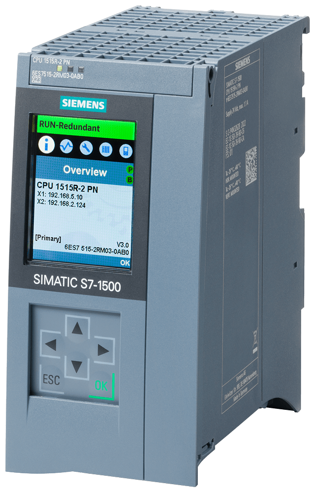 SIEMENS - SIPLUS S7-1500 CPU 1515R-2 PN RAIL -40 ... +70 °C con Conformal Coating based on 6ES7515-2RN03-0AB0