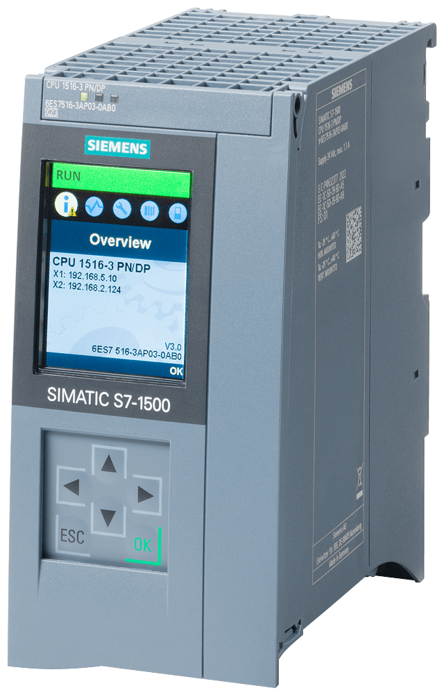 SIEMENS - SIPLUS S7-1500 CPU 1516-3 PN/DP RAIL -40 ... +70 °C con Conformal Coating based on 6ES7516-3AP03-0AB0