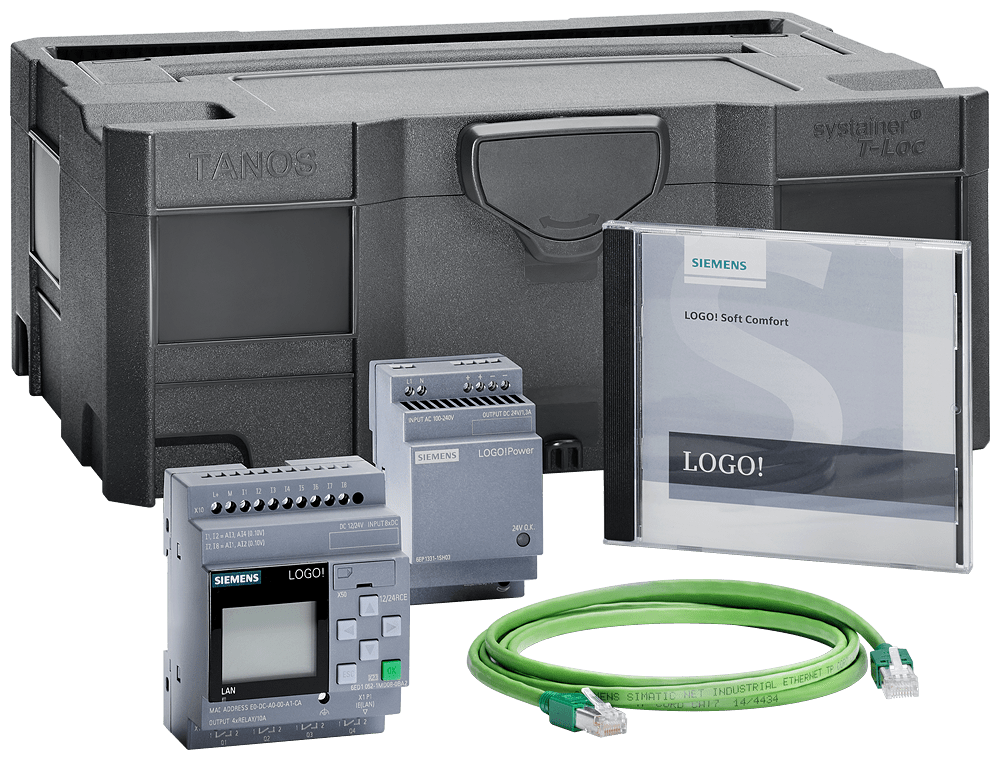 SIEMENS - LOGO! Starterkit 12/24RCE Imballato in box TANOS