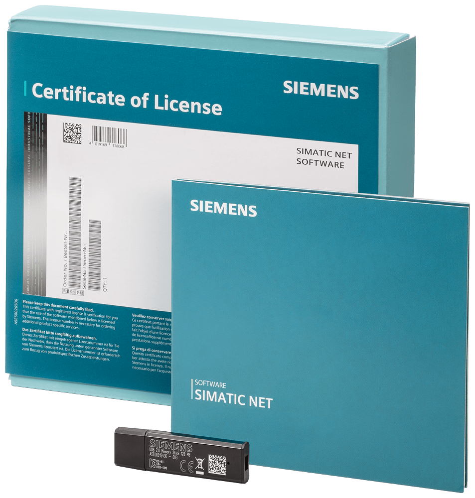 SIEMENS - IE SNMP OPC Server Basic V17, amministrazione di fino a 20 ind. IP, MIB Compiler