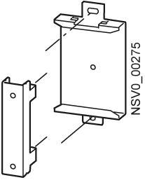 SIEMENS - BD01-B Staffa di fissaggio universale BVP:034262