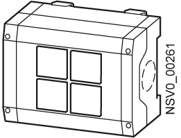 SIEMENS - BD01-GK1X/4SD163 Cassetta per apparecchi