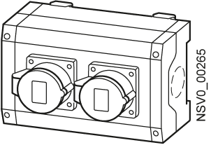SIEMENS - BD01-GK2X/CEE163CEE165 Cassetta per apparecchi