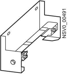SIEMENS - BD2-BWV Staffa di fissaggio verticale