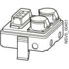 SIEMENS - BD2-AK1/2CEE163A161 Cassetta di derivazione 16 A / 2 x interruttori magnetotermici a 1 polo( B) + 2 x a 3 poli CEE