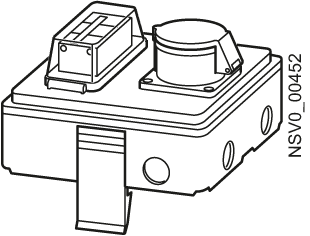 SIEMENS - BD2-AK1/CEE 165A163 Cassetta di derivazione 16 A / 1 x a 3 poli interruttore magnetotermico (C)+ 1 x a 5 poli CEE
