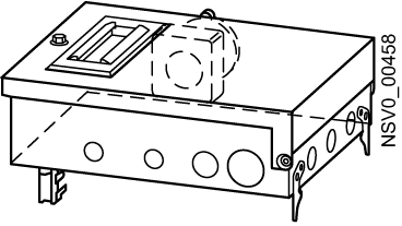 SIEMENS - BD2-AK2X/CEE325S33 Cassetta di derivazione 32 A / 1 x a 3 poli S33 + 1 x a 5 poli CEE