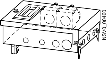 SIEMENS - BD2-AK2X/2CEE165S14 Cassetta di derivazione 16 A / 2 x a 3 poli D01 + 2 x a 5 poli CEE