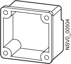 SIEMENS - BD2-AG custodia di adattamento per prese di corrente BVP:203257