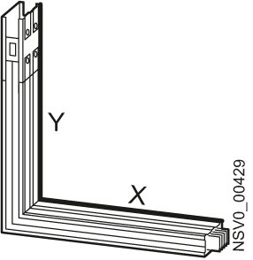 SIEMENS - BD2A-400-LV ginocchio avanti X 0,36M / Y 0,36M 160 A ... 400 A