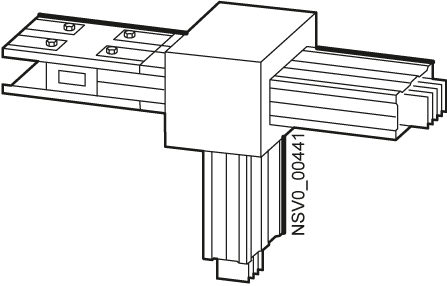 SIEMENS - BD2A-400-TH Elemento di deviazione, elemento a T indietro 160 ... 400 A