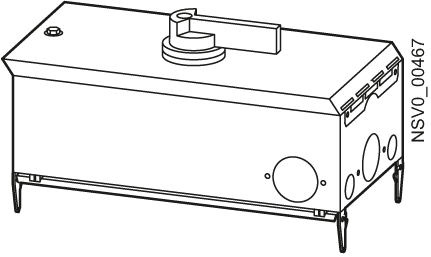 SIEMENS - BD2-AK03X/FS125IEC-3 Cassetta di derivazione 125 A / 1 x a 3 poli rettilineo IEC ID2000 sezionatore sottocarico