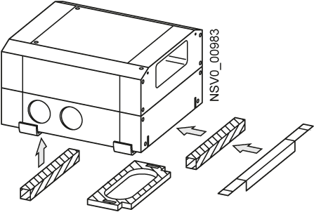 SIEMENS - BD01-AK2X-IP55 aumento grado di protezione IP55 Cassetta di derivazione BVP:610368