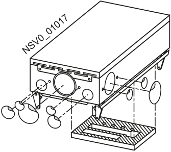 SIEMENS - BD2-AK02X-IP55 aumento grado di protezione IP55 Cassetta di derivazione