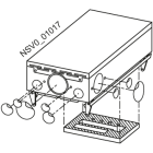 SIEMENS - BD2-AK03X-IP55 aumento grado di protezione IP55 Cassetta di derivazione