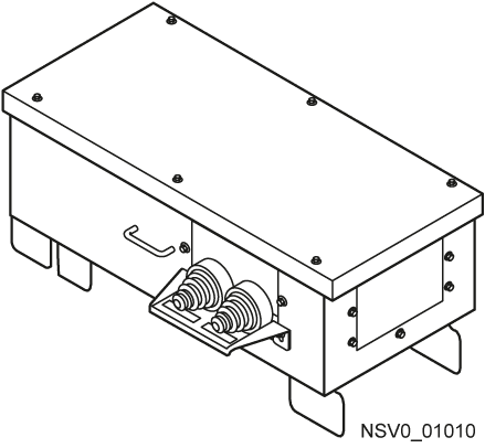 SIEMENS - BD2-AK05/SNH2 Cassetta di derivazione 400 A /base portafusibili NH grandezza 2