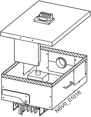 SIEMENS - BD2-AK06-IP55 aumento grado di protezione IP55 Cassetta di derivazione