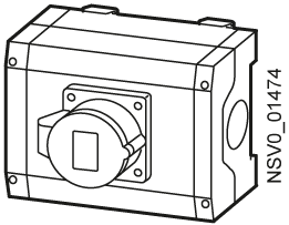 SIEMENS - BD01-GK1X/CEE163 Cassetta per apparecchi