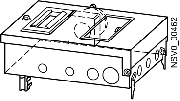 SIEMENS - BD2-AK2M2/CEE165FIA163 Cassetta di derivazione 16 A / a 3 poli interruttore magnetotermico (C)+ interruttore differenziale a 4 poli + a 5 poli CEE