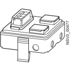 SIEMENS - BD2-AK1/2SD163FIA161 cassetta di derivazione 16 A / 1 x a 1 polo MCB(B)+ a 2 poli FI +2XSD