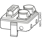 SIEMENS - BD2-AK1/2CEE163A161 Cassetta di derivazione 16 A / 2 x interruttori magnetotermici a 1 polo( B) + 2 x a 3 poli CEE