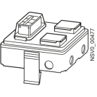 SIEMENS - BD2-AK1/2SD163FIA161 cassetta di derivazione 16 A / 1 x a 1 polo MCB(B)+ a 2 poli FI +2XSD