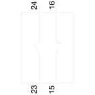SIEMENS - Accessori: blocchetto di contatti 1NO+1NC, ricambio per pulsante a pedale 3SE.2924-3AA20