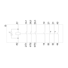 SIEMENS - Contattore, AC-1, 690 A/690 V/40 °C, a 3 poli, AC/DC 240 ... 277 V, 2NO+2NC