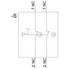 SIEMENS - pulsante a fungo di ARRESTO DI EMERGENZA, 22 mm, rotondo, in plastica, rosso, 40 mm, permanente con blocco positivo, secondo EN ISO 13850, sblocco ...