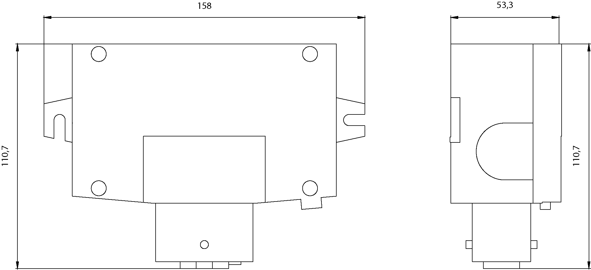 SIEMENS - ECOFAST connettore di energia a T per derivatore 6 mm2 3RK19112BF02
