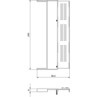 SIEMENS - Distanziatore per sezionatore sottocarico D0 larghezza 9 mm