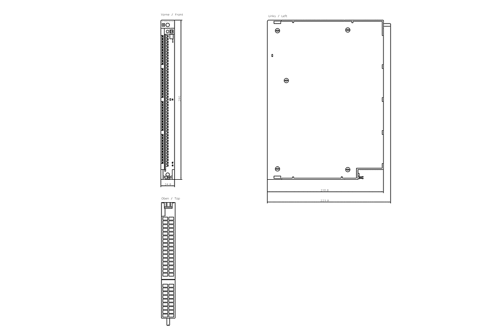 SIEMENS - SIMATIC S7-400 SM 421, DI 16xUC 24/60 V