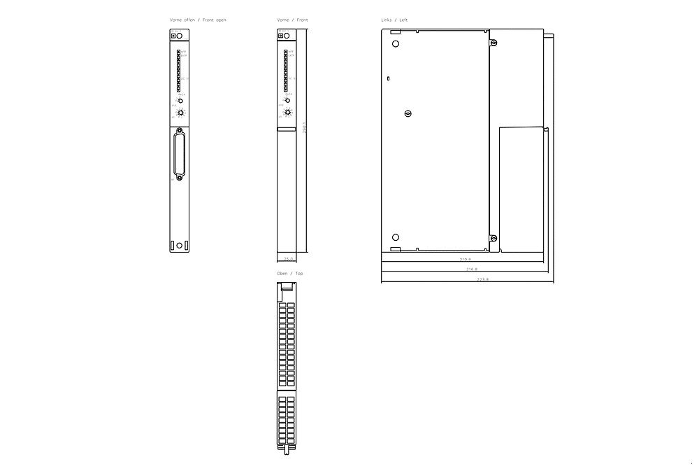 SIEMENS - SIMATIC S7-400 IM 461-1 IM di ricezione senza bus K