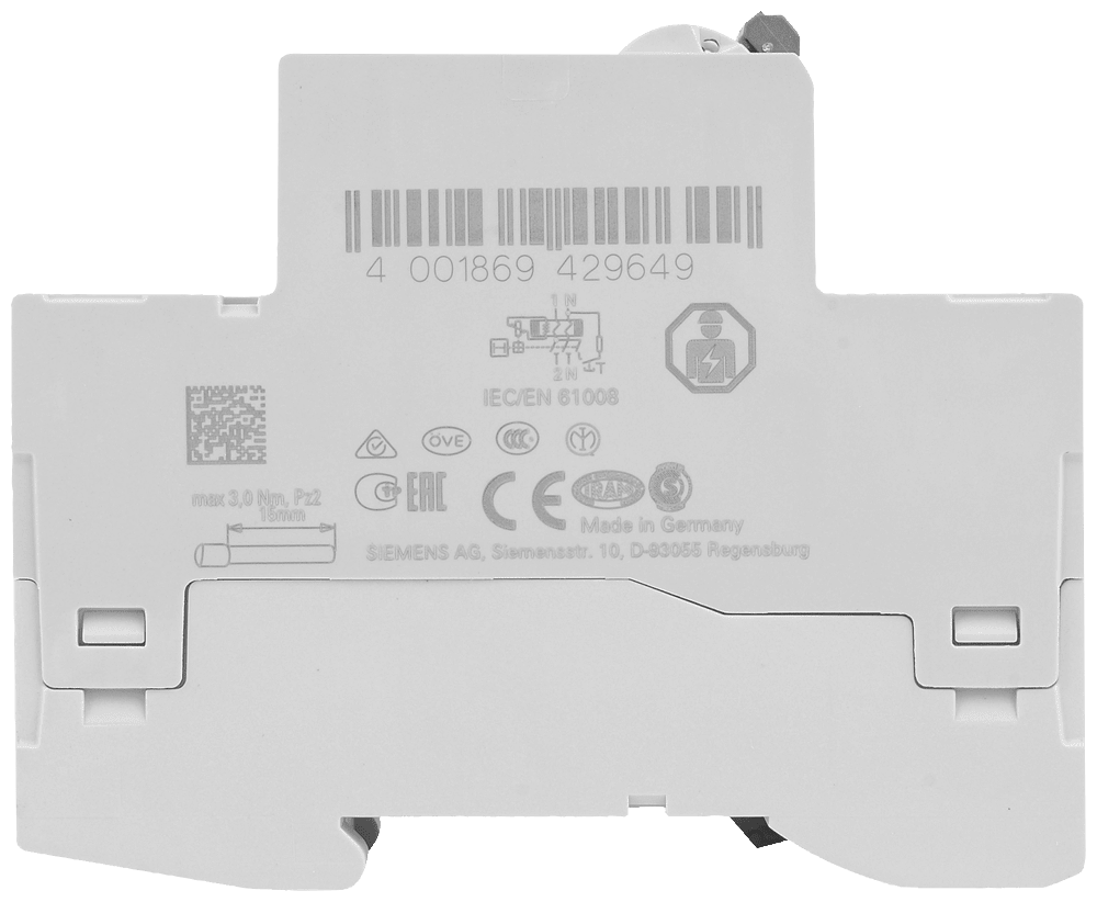 Interruttore Differenziale Siemens 2 Poli Tipo A 40A - Protezione Sicurezza Casa 30mA 230V - Foto 3