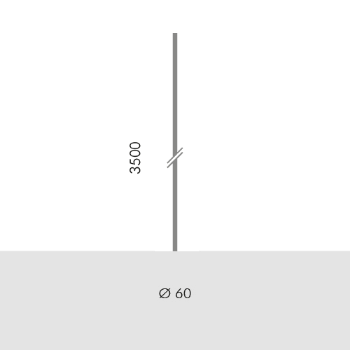 SIMES - PALO D.60 INTERR.H.3,5M F.T. ANT