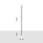 SIMES - PALO D.76 INT.H.3,0M F.T.+PORT. GRI
