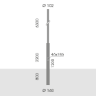 SIMES - PALO D.168/102INT.H.8,5M FT+PO. ANT S.2817.24